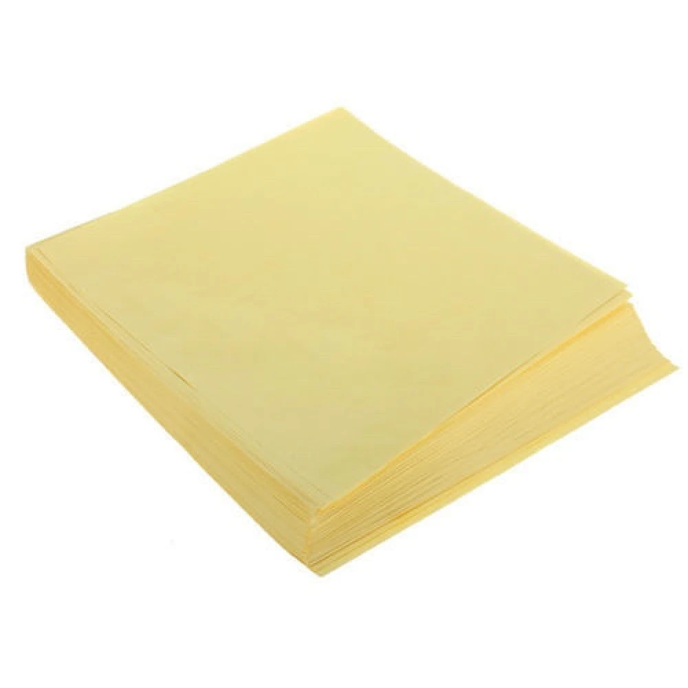 Detalle de laminas transferencia termica para placas de cobre A4