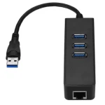 3 portos USB 3.0 Ethernet Gigabit RJ45 adapter PC-hez és Machez