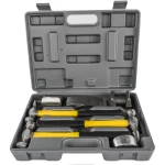 7 részes karosszérialakatos tases és kalapács készlet üvegszálas nyéllel