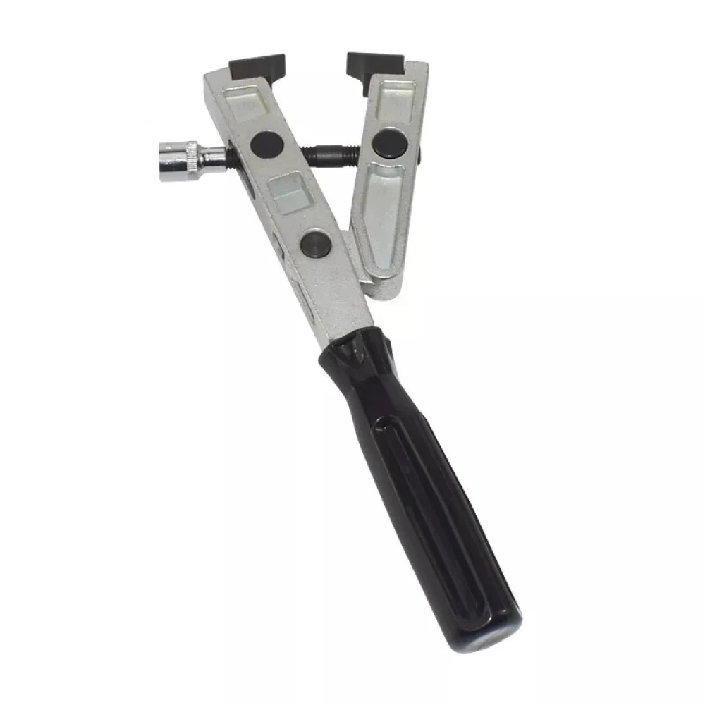 Detalle de las mordazas especiales de alicates para abrazadera de banda de arranque CV