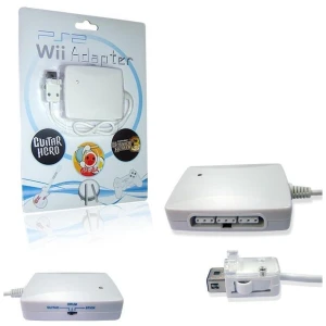 3 az 1-ben PS2 kontroller adapter Wii-hez - kontrollerek, gitárok és dobok