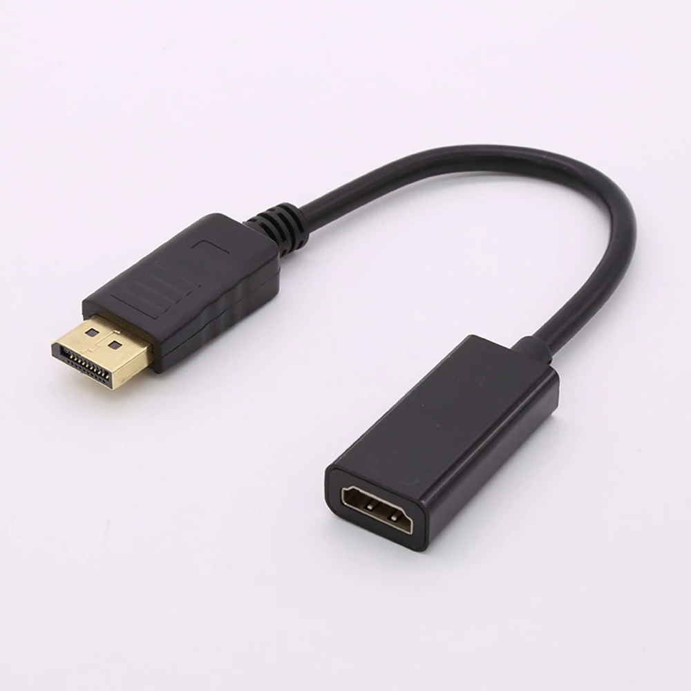 DisplayPort férfi–HDMI női adapter audiovizuális csatlakozáshoz