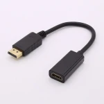 DisplayPort férfi–HDMI női adapter audiovizuális csatlakozáshoz