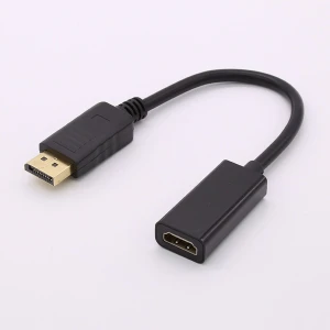 DisplayPort férfi–HDMI női adapter audiovizuális csatlakozáshoz