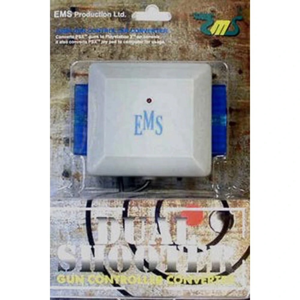 EMS Dual Shooter adapter PSX PS2-PS3 PC-hez pisztolyokhoz és kontrollerekhez