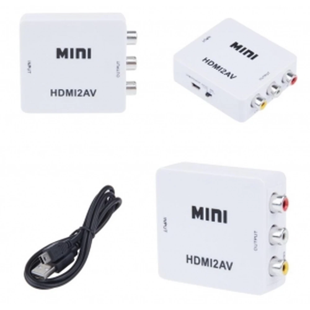 HDMI–RCA átalakító adapter - HDMI AV NTSC/PAL Satkit