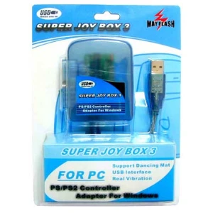 Mayflash Super Joy Box Pro 3 PS2 kontroller PC adapter USB-vel