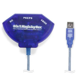 PS2 Xbox GameCube kontroller adapter PC USB - 3in1 Magic Joy Box