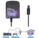 PS2/PSX billentyűzet + kontroller adapter Nintendo GameCube-hoz