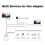 Adaptador USB C a HDMI 4K para conectar Nintendo Switch a TV sin dock