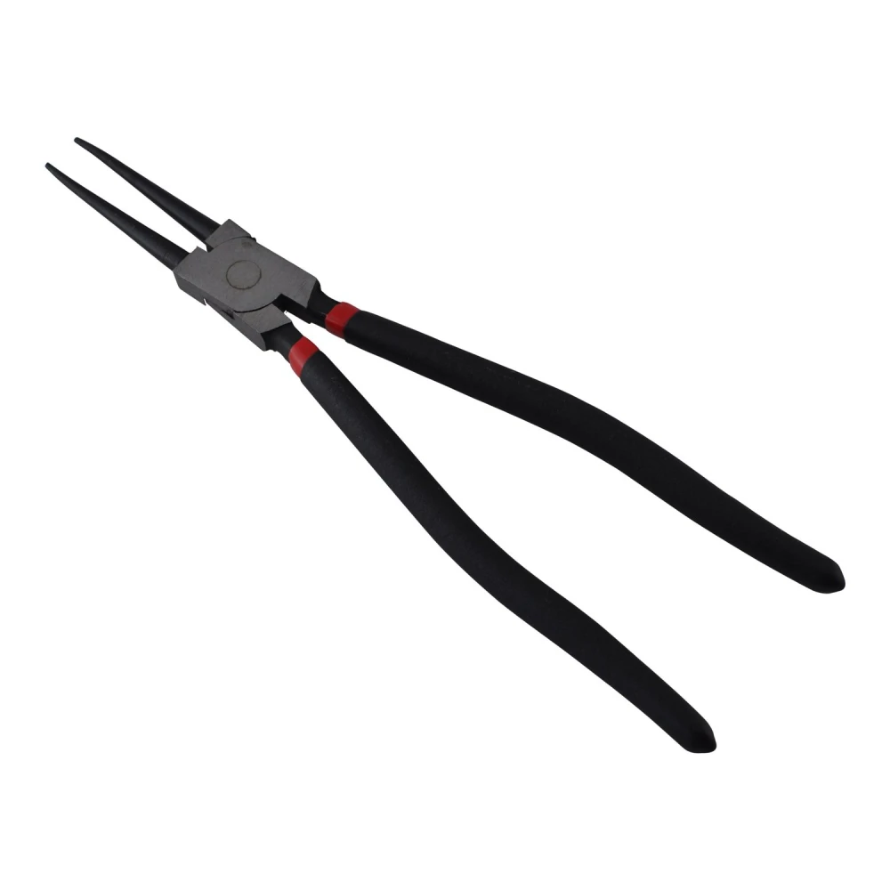 Vista de los mangos recubiertos de PVC de alicates rectos para circlips 320mm
