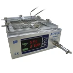 Aoyue 853a++ előmelegítő állomás digitális vezérléssel és kihúzható tartóval