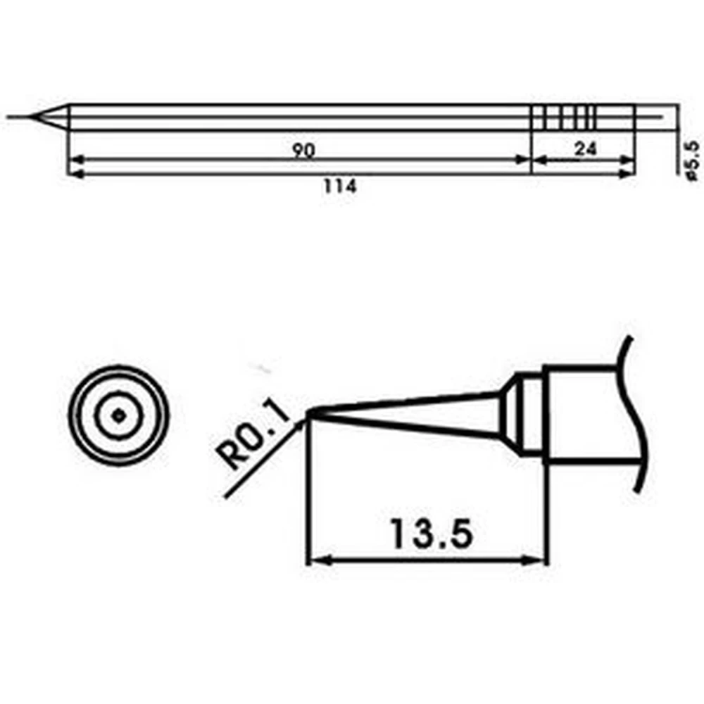 Aoyue LF-LI forrasztópáka hegy beépített ellenállással