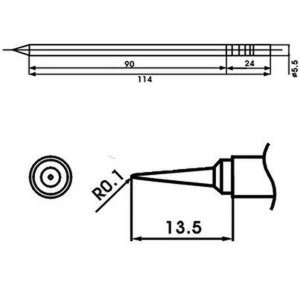 Aoyue LF-LI forrasztópáka hegy beépített ellenállással