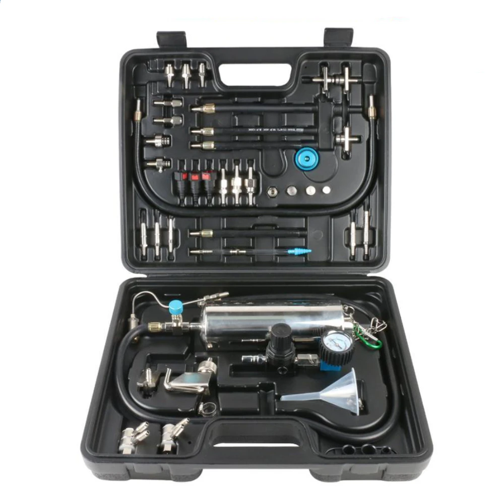 AUTOOL C100 benzinbefecskendező-tisztító adapterekkel