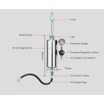 AUTOOL C100 benzinbefecskendező-tisztító adapterekkel