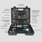 AUTOOL C100 benzinbefecskendező-tisztító adapterekkel