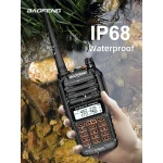 Baofeng UV9R Plus nagy hatótávú walkie-talkie, 160 csatorna VHF/UHF
