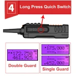 Baofeng UV9R Plus nagy hatótávú walkie-talkie, 160 csatorna VHF/UHF
