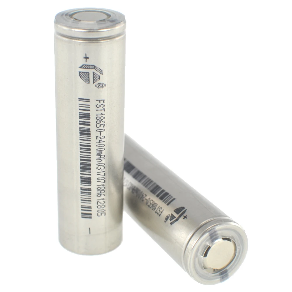18650 akkumulátor 2400mAh 3.7V Li-Ion újratölthető satkit