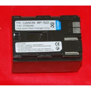 Canon BP-522 kompatibilis akkumulátor 7,4V 2700mAh Canon kamerákhoz