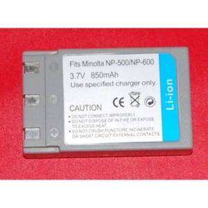 Minolta NP500 és NP600 kompatibilis akkumulátor - Li-Ion 3.7V 850mAh