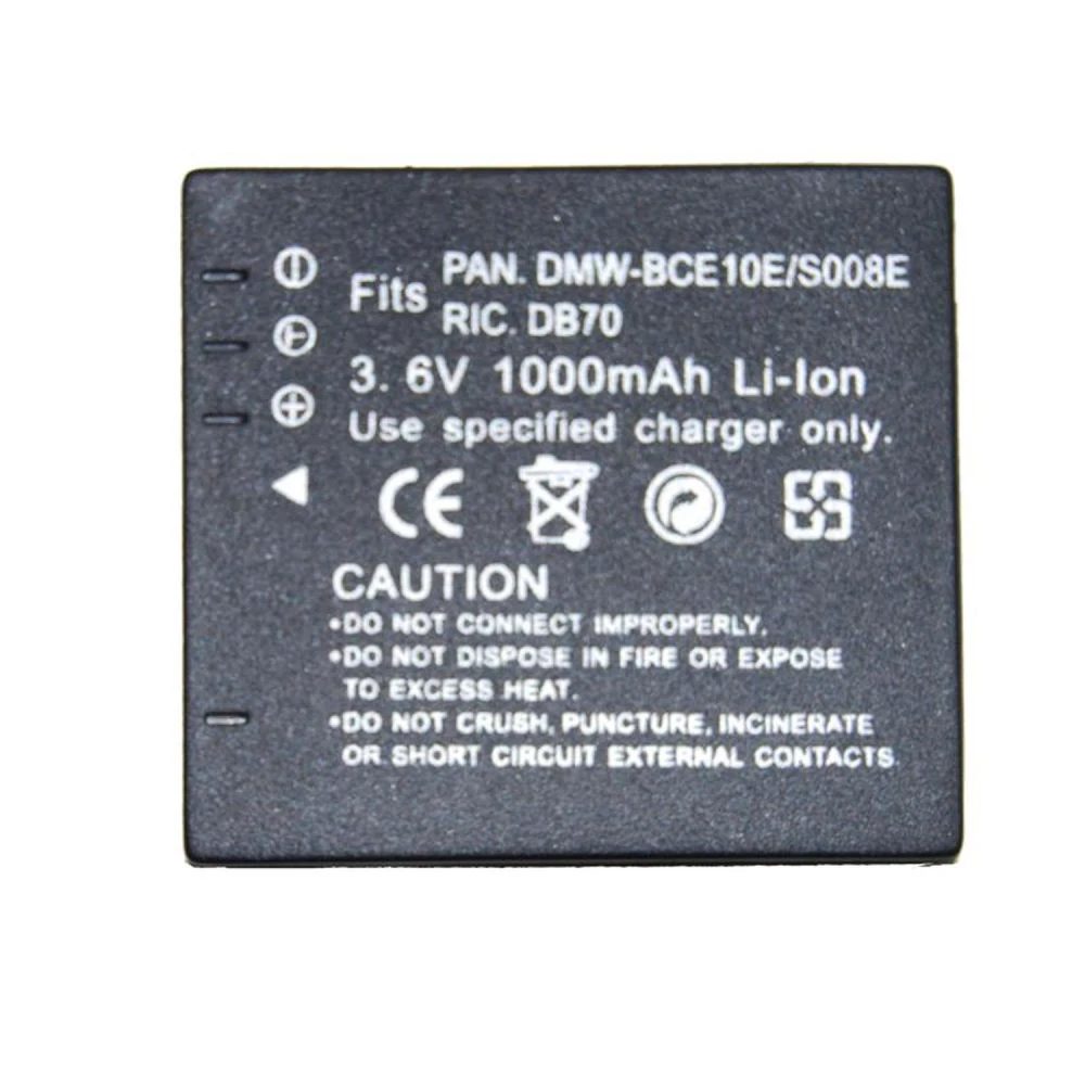 Panasonic CGA-008E/BCE10E kompatibilis akkumulátor Panasonic digitális kamerákhoz