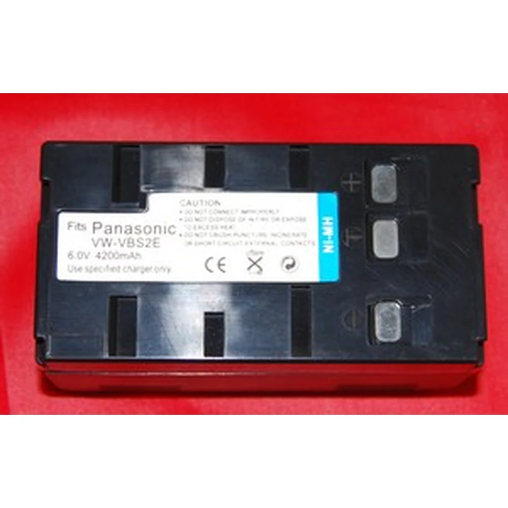 Panasonic VBS-2E kompatibilis akkumulátor 6V 4000mAh digitális kamerákhoz