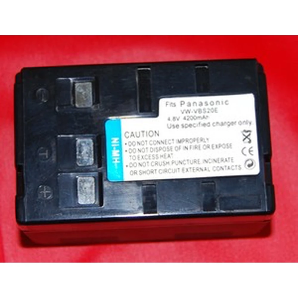 Panasonic VBS20E kompatibilis akkumulátor 4.8V 4200mAh Ni-MH kamerákhoz