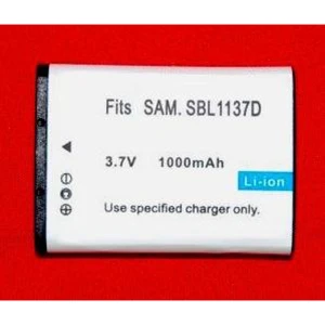 Samsung SB-1137D kompatibilis Li-Ion akkumulátor 7.4V 1000mAh fényképezőgépekhez