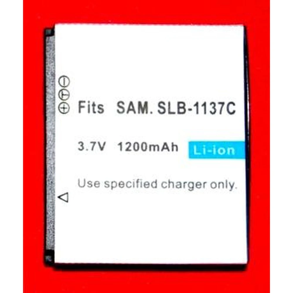 Samsung SB-L1137C kompatibilis Li-Ion 7.4V 1600mAh akkumulátor fényképezőgépekhez