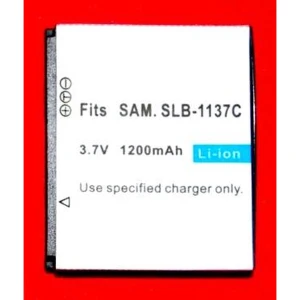 satkit Samsung SB-L1137C kompatibilis Li-Ion 7.4V 1600mAh akkumulátor fényképezőgépekhez