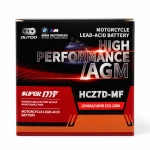 Motorkerékpár Akkumulátor AGM 12V 6Ah OUTDO HCZ7D-MF - Kompatibilis Yuasa YTZ7S-BS / GTZ7S / ETZ7S