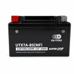 Motorkerékpár akkumulátor AGM 12V 7Ah OUTDO UTX7A-BS(MF) - Kompatibilis Yuasa YTX7A-BS / GTX7A-BS / ETX7A-BS