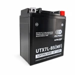 Motorkerékpár akkumulátor AGM 12V 7Ah OUTDO UTX7L-BS(MF) - Kompatibilis: Yuasa YTX7L-BS / GTX7L-BS / ETX7L-BS