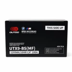 Motor AGM Akkumulátor 12V 9Ah OUTDO UTX9-BS(MF) - Kompatibilis Yuasa YTX9-BS / GTX9-BS / ETX9-BS