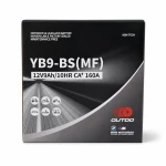 Motor AGM Akkumulátor 12V 9Ah OUTDO YB9-BS(MF) - Kompatibilis Yuasa YB9-B / GS GM9Z-3B-1 / GS YB9-B / 12N9-4B-1 (flooded)