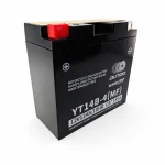 Motorkerékpár Akkumulátor AGM 12V 12Ah OUTDO YT14B-4(MF) - Kompatibilis Yuasa YT14B-BS / GT14B-BS / GT14B-4 / ETZ14B-BS / ET14B-4