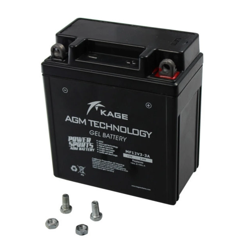YB3L-B gél motorakkumulátor 12V 3Ah Yamaha és kompatibilis motorokhoz