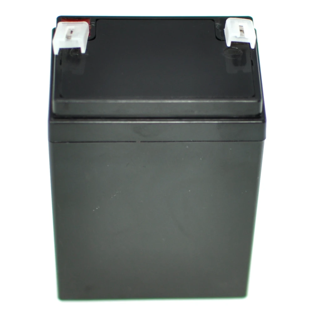 Batería plomo recargable SY7.5-4 4V 7.5Ah para alarmas y juguetes vista lateral