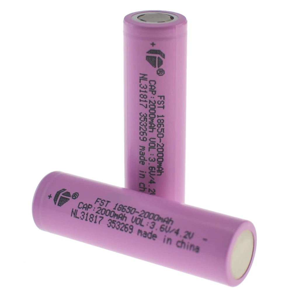 18650 újratölthető 2000mAh 3,7V lítium akkumulátor Satkit