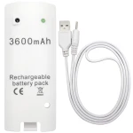 3600mAh újratölthető akkumulátor Wii kontrollerhez