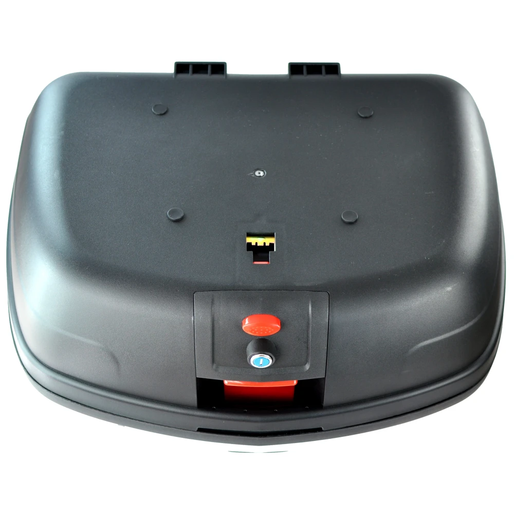 46 literes univerzális ezüst motoros doboz - XXL topcase zárral