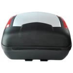 46 literes univerzális ezüst motoros doboz - XXL topcase zárral