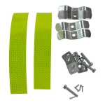 Placa de montaje universal para baul portacascos YM-0885 con accesorios