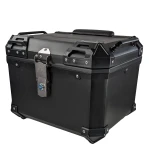 Maleta trasera moto universal 45 litros color negro mate