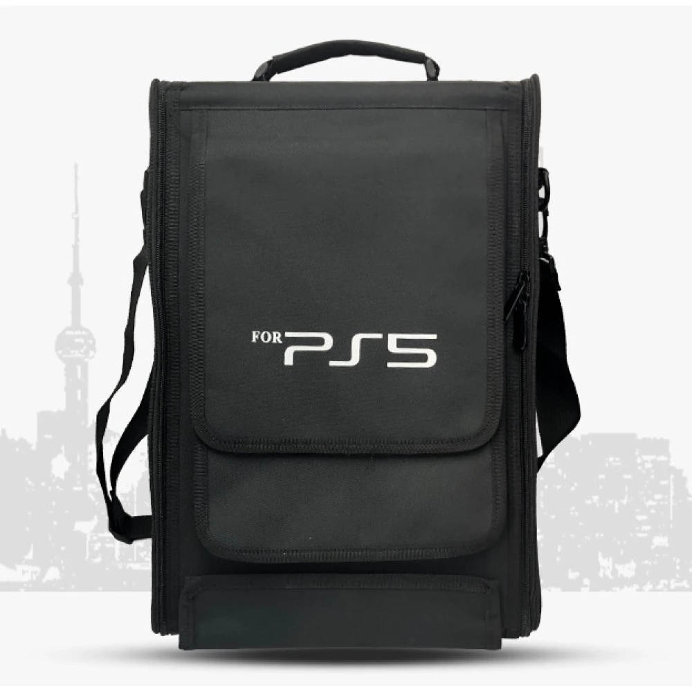 Bolsa para Playstation 5 con material resistente a abrasiones y arañazos