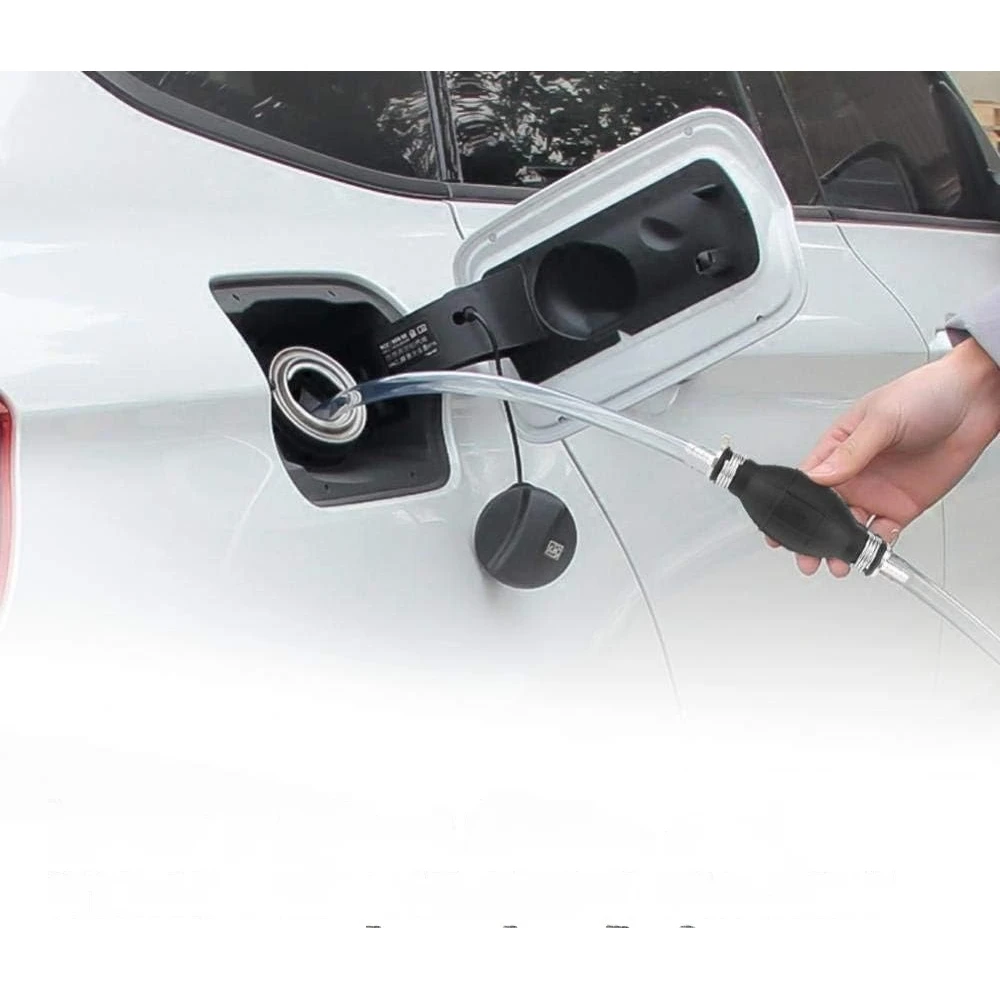 Bomba de sifón manual con válvula antirretorno y accesorios incluidos