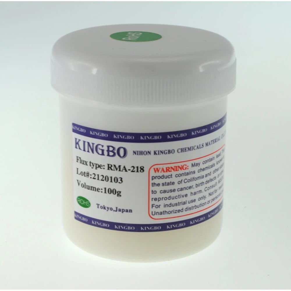 Kingbo RMA-218 flux 100 g tégely forrasztáshoz és kiforrasztáshoz