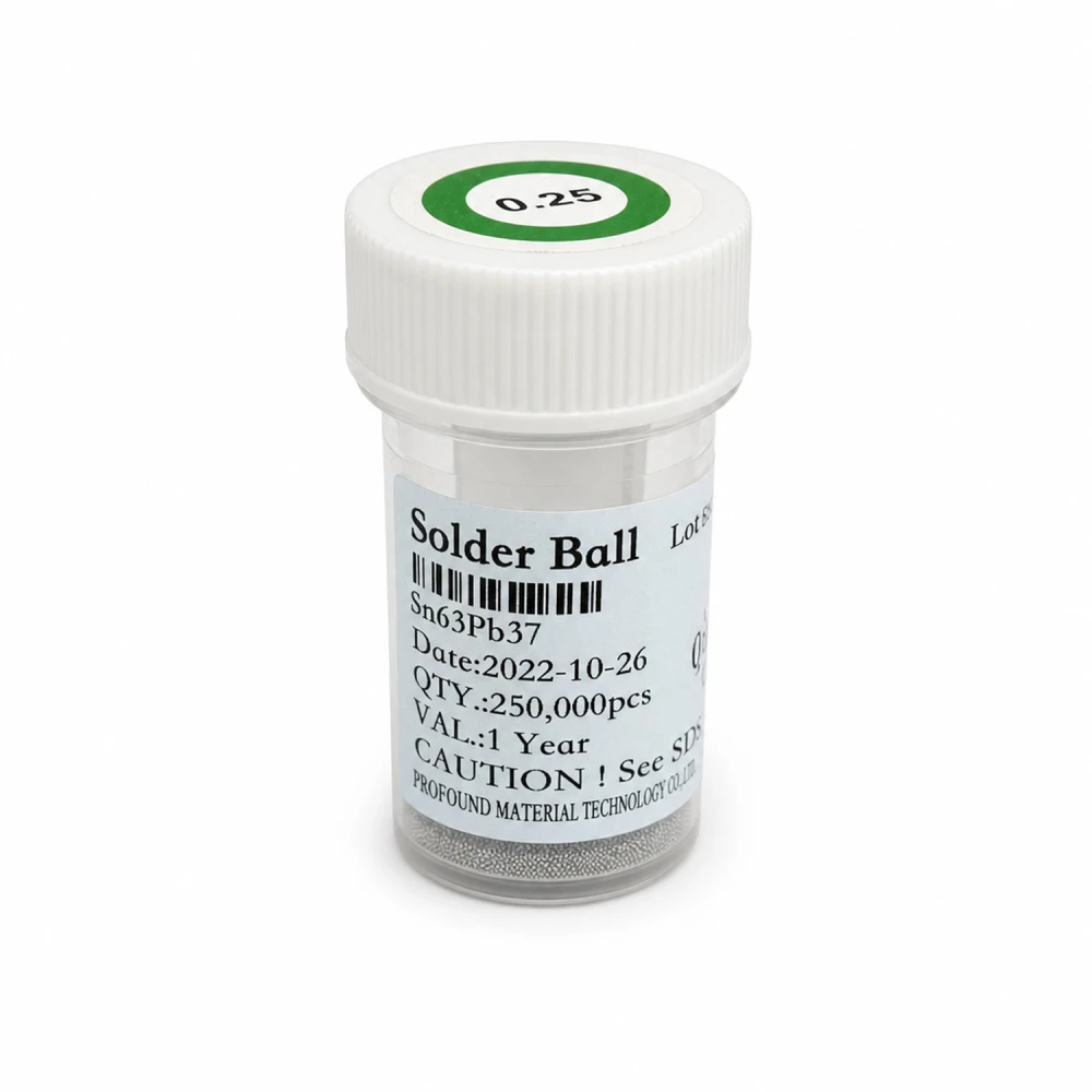 Óngolyó ólmos 0,25mm 250.000 db BGA forrasztáshoz